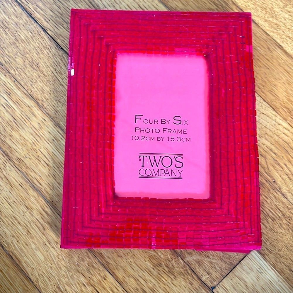 Red sequins photo Frame 💋